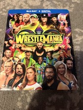 WWE: Wrestlemania 34 (Blu-ray) 2018 Slip Cover Wrestling Matches Trading Card picture
