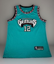 Nike Ja Morant Memphis Grizzlies Vancouver Throwback Jersey Mens 50 Large Teal picture