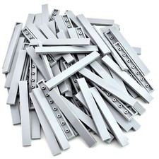 TCM BRICKS Light Bluish Gray 1X8 Tile Smooth Flat x25 Compatible Parts Stone  picture