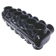Polaris Ipld500-6B Multitapconnector, Alum, Blk, Hex, 6Port picture