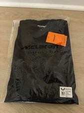 Castore McLaren F1 Team Core Essentials Men's T-Shirt Size L Black picture