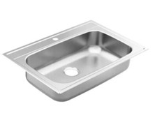 Moen 1800 series 18 Gauge Stainless Steel 33x22