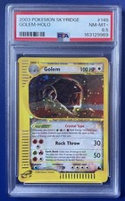 2003 POKEMON CARD SKYRIDGE GOLEM 148/144 HOLO SECRET RARE CRYSTAL TYPE PSA 8.5 picture