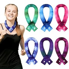 Xuhal 6 Pieces Cooling Neck Wraps Cooling Bandana Neck Cooler Ice Cool picture