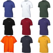 Nike Legend Dri-Fit T-Shirt Short Sleeve Orange Red Navy Green Blue 727982 NEW picture