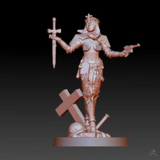 Maxi Yagami - Trench nun (Bare+Pistol) - Grimdark Pilgrims picture