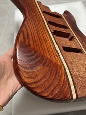 AAAAA Handcrafted  9-Piece Guitar Body Ash & Mahogany Satin Electric guitar Body picture