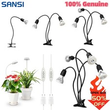 SANSI 10W-40W LED Clip Grow Lights Full Spectrum Indoor Plant Growing Lamp USED picture