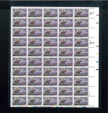 United States 25¢ Montana Statehood Centennial Postage Stamp #2401 Full Sheet picture