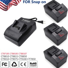 Battery for Snap on 18V 4Ah CTB8185 CTB7185 CTB8187 CT7850 CT9075 CTC720 Charger picture
