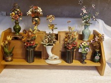 (2)1987 Autumn Palace Bouquet Franklin Mint House of Igor Carl Faberge Flowers picture