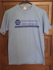 Vtg NAPA Auto Parts Shirt Sportswear Small 34-36 “Right Places” 80’s USA picture
