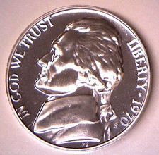 1970 S PROOF JEFFERSON NICKEL **FREE SHIPPING** picture