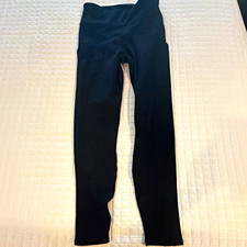 Fabletics Define Women’s Black High Rise Ankle Stretch Logo Leggings S picture