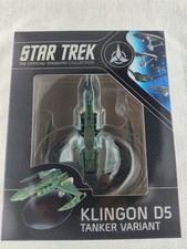 Klingon D5 Tanker Variant  Star Trek Eaglemoss Ship Bonus Edition W/Booklet NIB picture