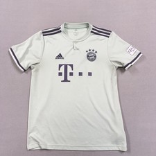 Bayern Munich Jersey Mens Large Green Bundesliga Soccer Adidas T-Mobile Away picture