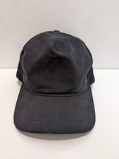 The Ampal Creative All Black Men's Trucker Cap Hat Adjustable One Size USA picture