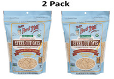 (2 Pack) Bob's Red Mill Organic Steel Cut Oats 24 oz Shelf-Stable Bag picture
