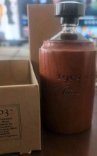 Vintage J Peterman 1903 Cologne, glass wood covered bottle, 3.5oz, Original Rare picture