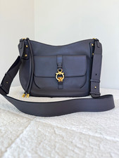 Salvatore Ferragamo Gancini Fiona Fumeé Urban Grey Leather Hobo (COA & receipt) picture