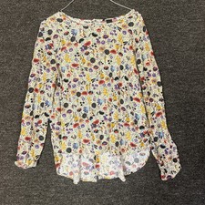 H&M Woman’s Size 14 Patterned Flowy Top picture