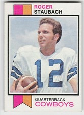 1973 Topps #475 Roger Staubach FOOTBALL Dallas Cowboys picture