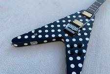 6 Strings Electric Guitar V Model Glossy Finished Solid Body Bridge/Tremolo picture