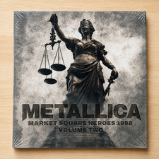 Metallica Market Square Heroes 1988 Vol 2 2xLP Clear Vinyl Record Live Gatefold picture