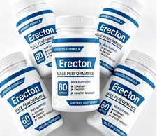 Erecton Pills for Men Premium Male Stamina Support Dietary Supplement 60ct 1-5x picture
