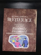 Beetlejuice Handbook For The Recently Deceased 4K UHD + BLU-RAY OOP Set picture