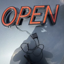 Open Sign LED Bright Orange/red picture