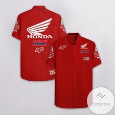 HOT Men Honda Racing Comfort Button Shirt All Size S-5XL picture