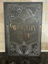 SIGNED Worthy of Fate A.N. Caudle Self Published HC Sprayed Edges + Art Prints picture