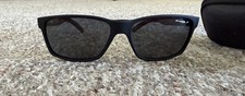 Arnette Slickster AN4185 227381 Men's Rectangle Sunglasses - Black/Gray picture