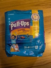 Vintage 2012 Huggies Pull-Ups Learning Designs 3T-4T New 23 Count Pixar Disney picture