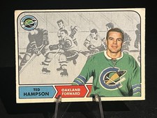 58 YO Card 1968-69 O-Pee-Chee - Ted Hampson #85 picture
