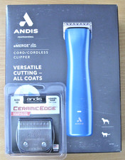 Andis eMerge Lite Cordless Detachable Blade Clippers Open Box Free #10 Blade picture
