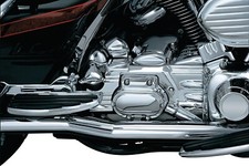 Kuryakyn 8274 Chrome Rear Cylinder Base Cover Trim Harley Touring FLH/T 02-06 picture