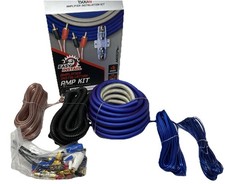 NEW Metra OY-AKBL3 1500W AMP Kit Installation Hardware 4 Gauge Blue+Gray picture