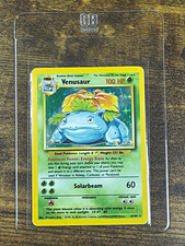 Pokemon TCG Venusaur 15/102 Holo Base Set English 1999… No Charizard. picture
