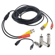 Flashmen 25ft 1 Pack BNC Video Power Cable Security 25 ft, Black 1 picture