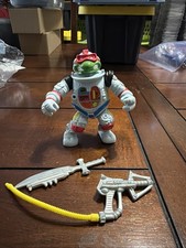 1990 TMNT Space Cadet Raphael 100% COMPLETE Teenage Mutant Ninja Turtles Figure picture