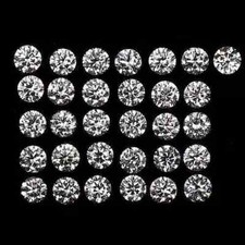 Loose Lab-Grown CVD Diamond LOT 3.00 MM D Color IF CLEARITY 101 PCS Certified picture