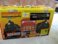 Rail King MTH Santa Fe 2 8 0 Steam RTR Train Set O GAUGE  2002 Loco Sound picture