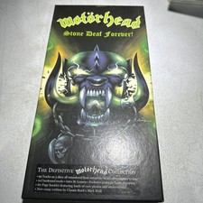 Motorhead Stone Deaf Forever - 5 CD Box Set W/Book good condition, no poster picture