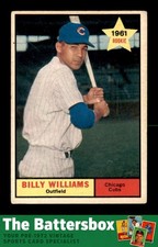 1961 Topps #141 Billy Williams RC FAIR X3816640 picture