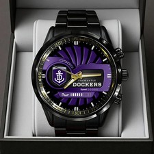 Fremantle Dockers Black Stainless Steel Watch picture