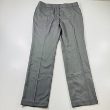 Worthington Modern Fit Pants Gray Birdseye Womens Size 16 Brand New picture