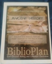 The Biblioplan Companion Year One: Ancient History Hardcover EX Condition  picture