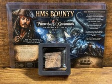 Authentic Pirates of the Caribbean Johnny Depp Wood Movie Relic picture